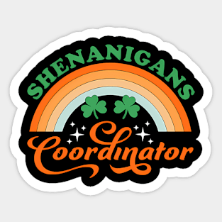 Shenanigans Coordinator Teacher St Patrick'S Day Sticker